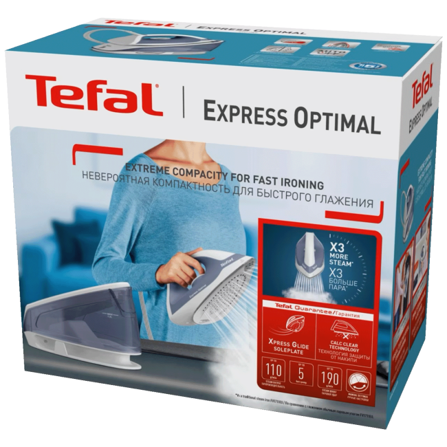 Tefal Pegla sa parnom postajom, 2200 W, Express Optimal - SV4110E0 - Image 4