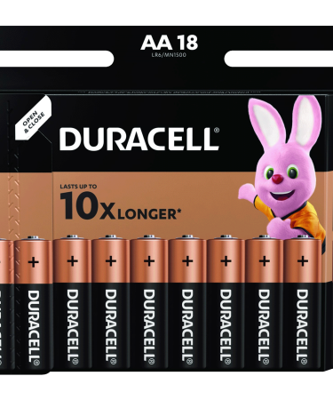 Duracell Baterija alkalna, AA, 1,5 V, blister 18 kom. - DBAA18