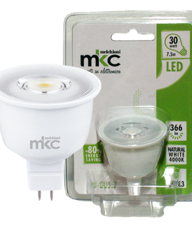 MKC Sijalica, LED 7.5W, 4000K,12V DC, prirodno bijela svjetlost - LED MR1638 GU5.3/7.5W-N