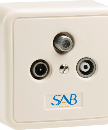 SAB Utičnica TV/SAT/FM, 5-2300MHz - TP 523