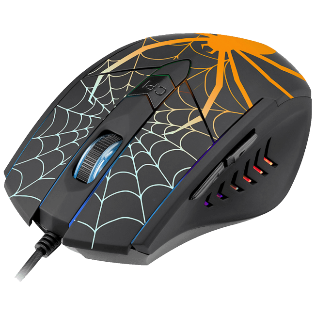 Tracer Miš optički, gaming, 1600 dpi, RGB, USB - GAMEZONE Black Widow RGB