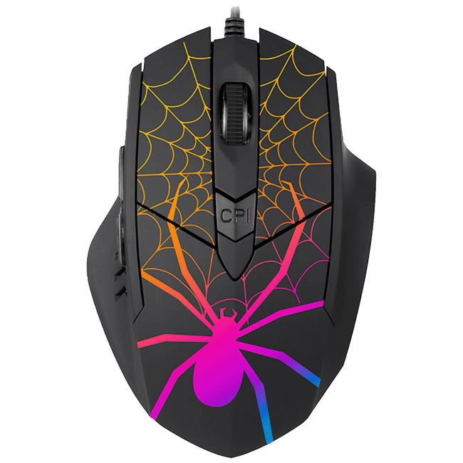 Tracer Miš optički, gaming, 1600 dpi, RGB, USB - GAMEZONE Black Widow RGB - Image 2
