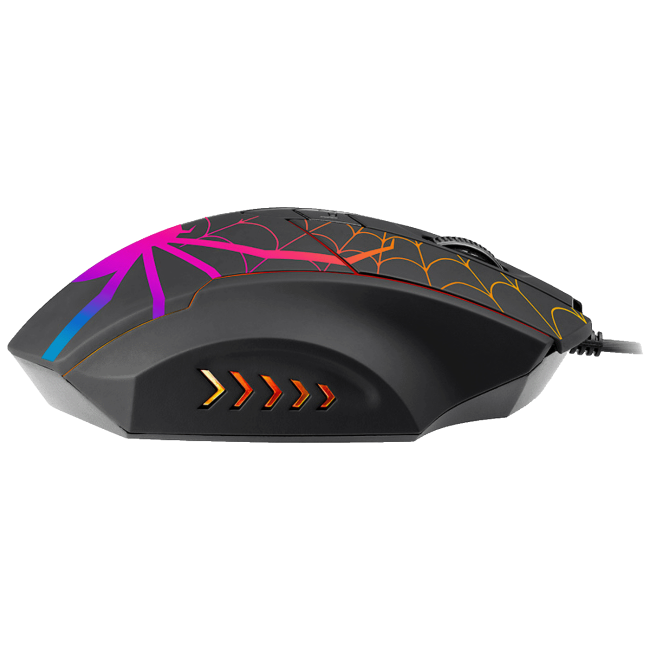 Tracer Miš optički, gaming, 1600 dpi, RGB, USB - GAMEZONE Black Widow RGB - Image 4