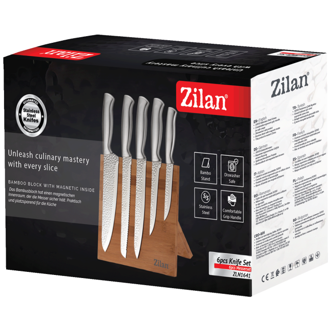 Zilan Noževi, set sa stalkom, 6/1 - ZLN1641 - Image 3