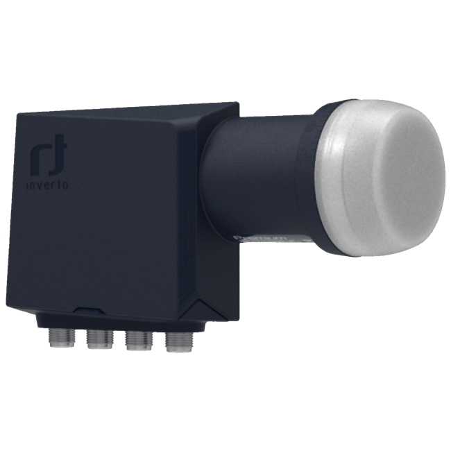 Inverto LNB Quad, šum 0,2dB, Premium, DVB-S2 ( HD - UHD ) - IDLP-QDL413-PREMU-OPN