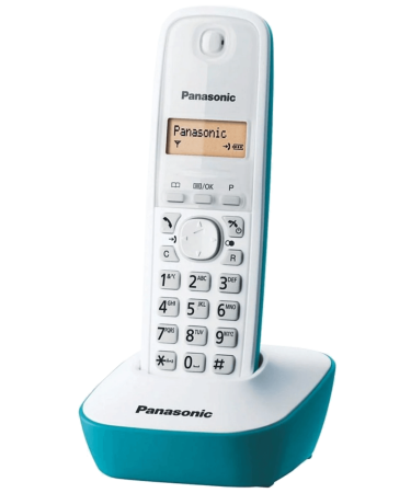 Panasonic Telefon bežični, LED display, bijelo/plavi - KX-TG1611FXC