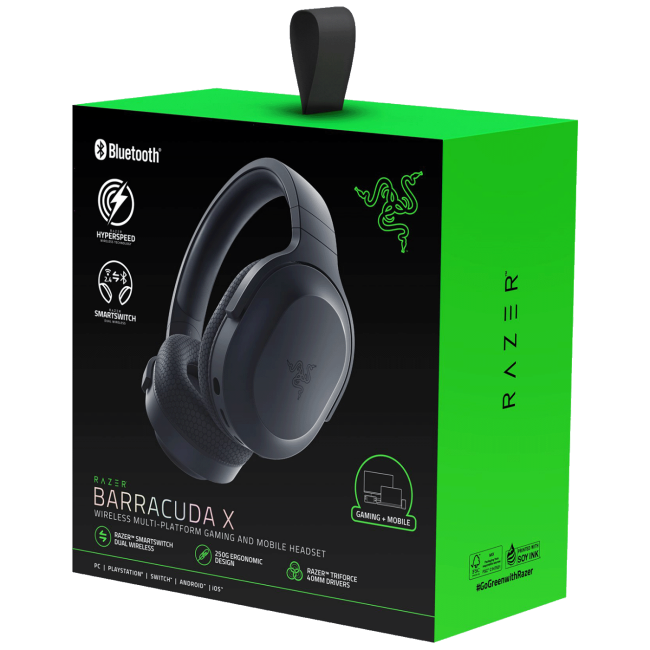 Razer Bežične / žične slušalice sa mikrofonom, gaming, 7.1 - Barracuda X Headset - Image 6