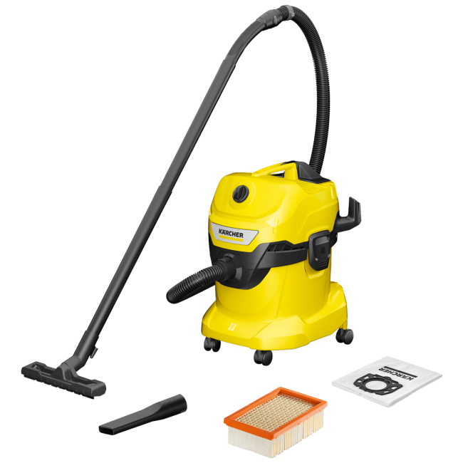 Karcher Usisavač za mokro/suho usisavanje, 1000W, spremnik 20lit - WD 4 V-20/5/22