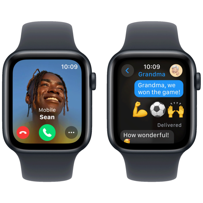 Apple Pametni sat, 1.57" LTPO OLED zaslon, vodootporan, BT, WiFi - Watch SE 2024 GPS 40mm Midnight - Image 3