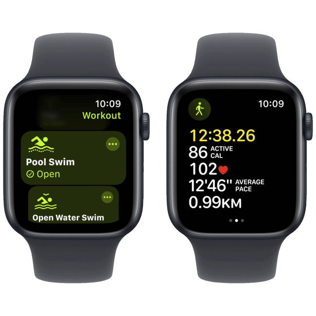 Apple Pametni sat, 1.57" LTPO OLED zaslon, vodootporan, BT, WiFi - Watch SE 2024 GPS 40mm Midnight - Image 4