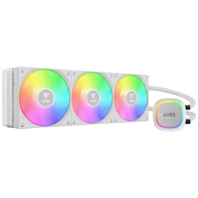 Gamdias Vodeno hlađenje za CPU, RGB - Gamdias Aura GL360 WH V2