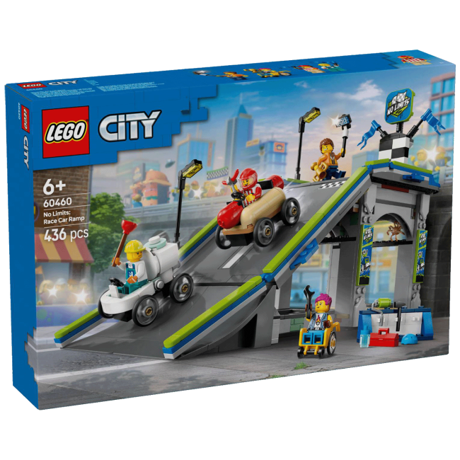 Lego Bez ograničenja: trkalište s rampom za automobile, LEGO City