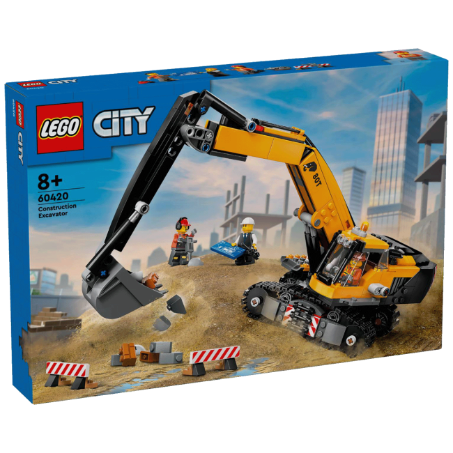 Lego Žuti građevinski bager, LEGO City
