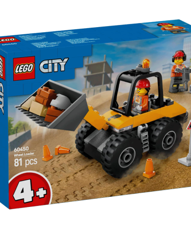 Lego Žuti građevinski utovarivač s kotačima, LEGO City