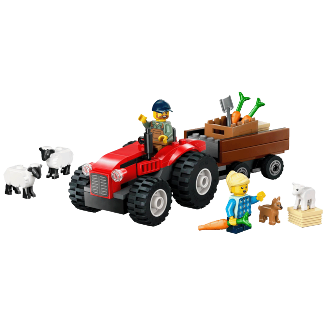 Lego Crveni traktor s prikolicom i ovce, LEGO City - Image 2
