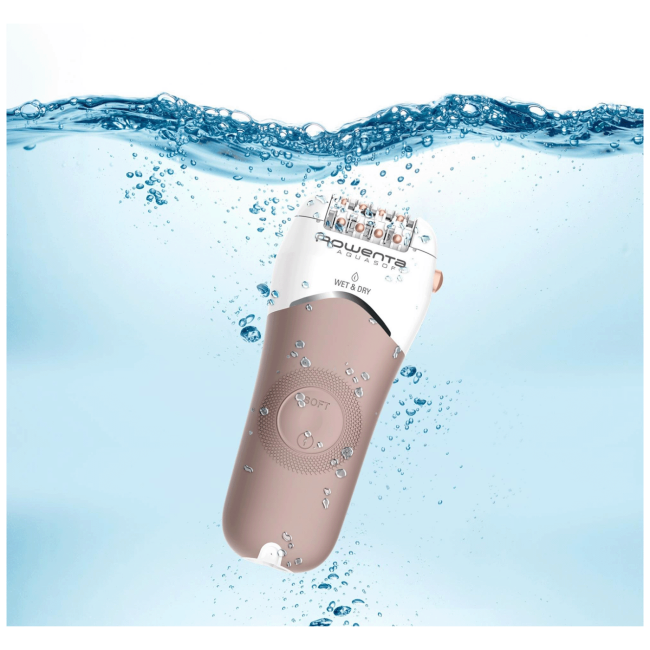 Rowenta Epilator, 3u1, Wet & Dry Aquasoft - EP4930F0 - Image 3