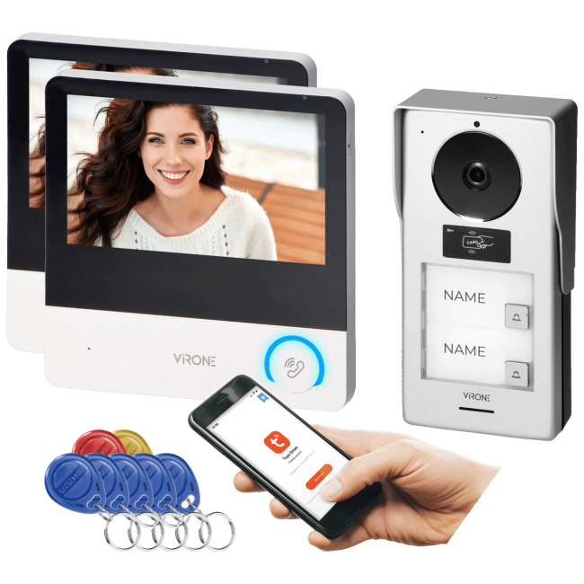 Virone Video interfon 7", WiFi, RFID, Pavonis Multi - VDP-69
