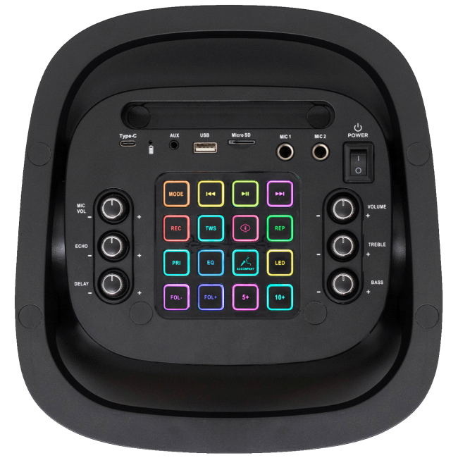 SAL Zvučnik bežični, Bluetooth , FM radio , KARAOKE, 80W - PAR2100BT - Image 3