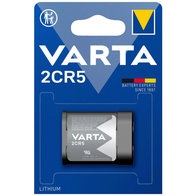 Varta Baterija litijska, Photocell, 2CR5, DL245, 6V - 2CR5 B1