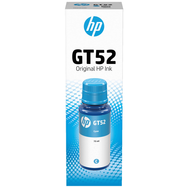 HP Inktank tinta GT52 (M0H54AE),  cyan - GT52 Cyan