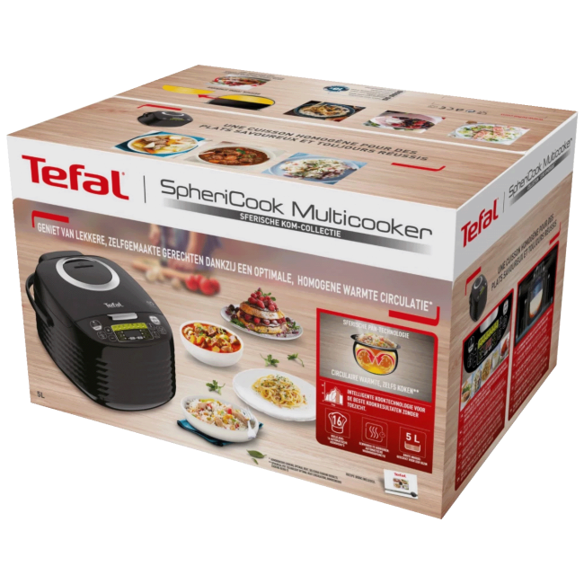 Tefal Višenamjenski ekspres lonac, 16u1, Sphericook Multicooker - RK745800 - Image 3