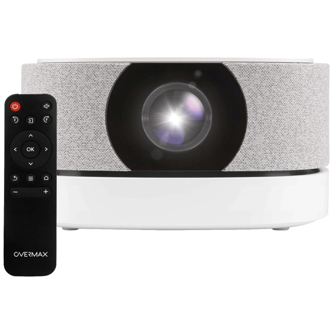 Overmax Projektor, LED, 1080p, 3000 lm,  Power Bank, Bluetooth, WiFi - OV-Multipic 4.5