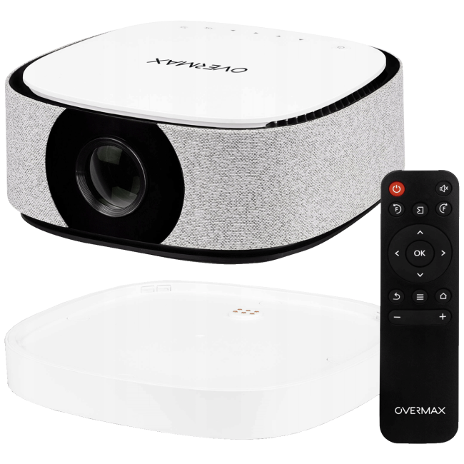 Overmax Projektor, LED, 1080p, 3000 lm,  Power Bank, Bluetooth, WiFi - OV-Multipic 4.5 - Image 2