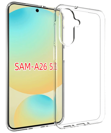 NN-Su Maska za Samsung A26 5G, Transparent - Galaxy A26 5G TPU Phone Case