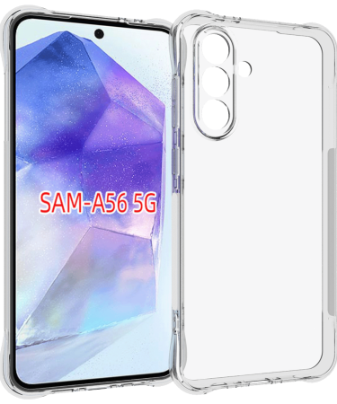 NN-Su Maska za Samsung A56 5G, Transparent - Galaxy A56 5G TPU Phone Case