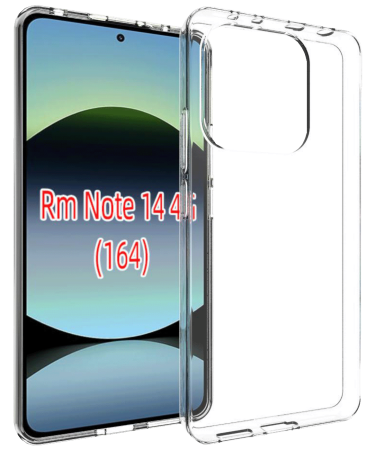 NN-Su Maska za Redmi Note 14, Transparent - Redmi Note 14 TPU Phone Case