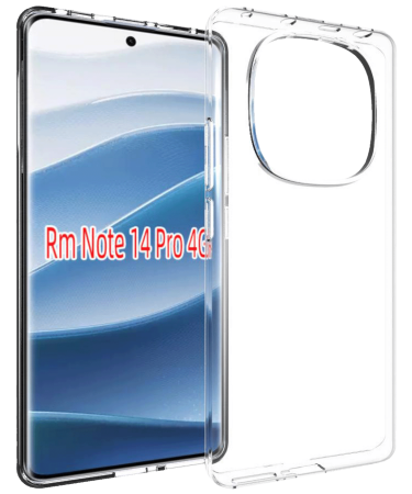NN-Su Maska za Redmi Note 14 Pro, Transparent - Redmi Note 14 Pro TPU Phone Case