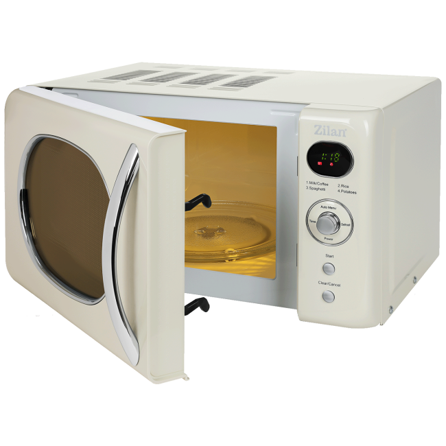 Zilan Mikrovalna pećnica, 700W, zapremina 20 lit., Retro - ZLN1245 - Image 3