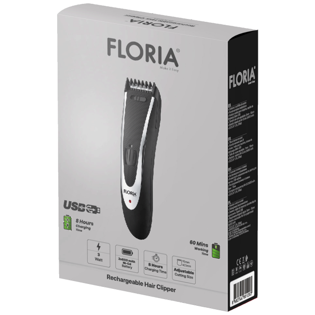 Floria Aparat za šišanje, accu, 600mAh - ZLN1254 - Image 3