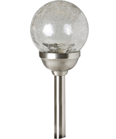 home Solarna vrtna LED lampa, staklena sfera, 600 mAh - MX 826