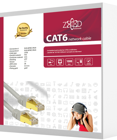 ZED electronic Mrežni FTP kabl, CAT6, 20 met - FTP6/20