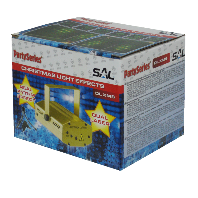 SAL Laser projektor, novogodišnji svjetlosni efekti - DL XMS - Image 2