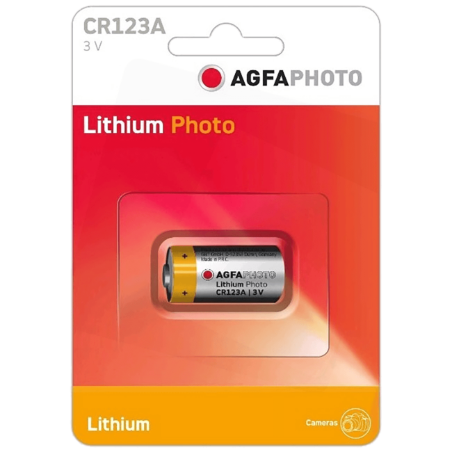 Agfa Baterija litijumska CR123A, 3V, blister 1 komad - CR123A B1 - Image 2