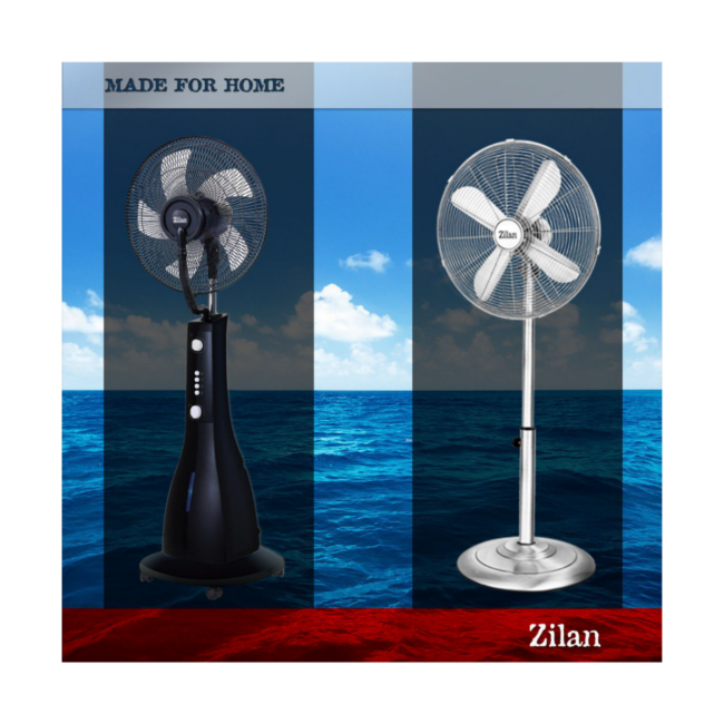 Zilan Ventilator sa postoljem, promjer 40 cm, 50 W - ZLN1112 - Image 3