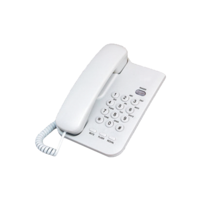 MeanIT Telefon analogni, stolni, bijeli - ST100 White