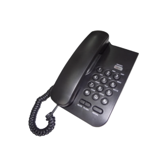 MeanIT Telefon analogni, stolni, crni - ST100 Black