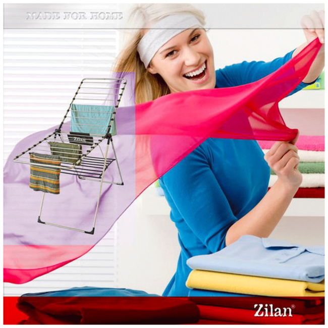 Zilan Sušilo za veš, 18 met. žica za sušenje, Bianco - ZLN8969 - Image 2