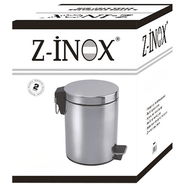 Zilan Kanta za smeće sa pedalom, 7 l, INOX - ZLN6898 - Image 2