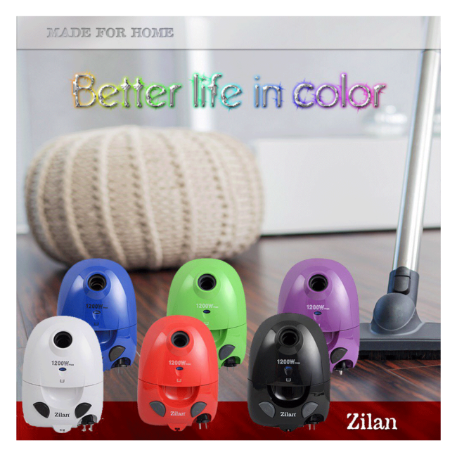Zilan Usisavač sa vrećicom, 1200/210 W, crna - ZLN8471 - Image 5