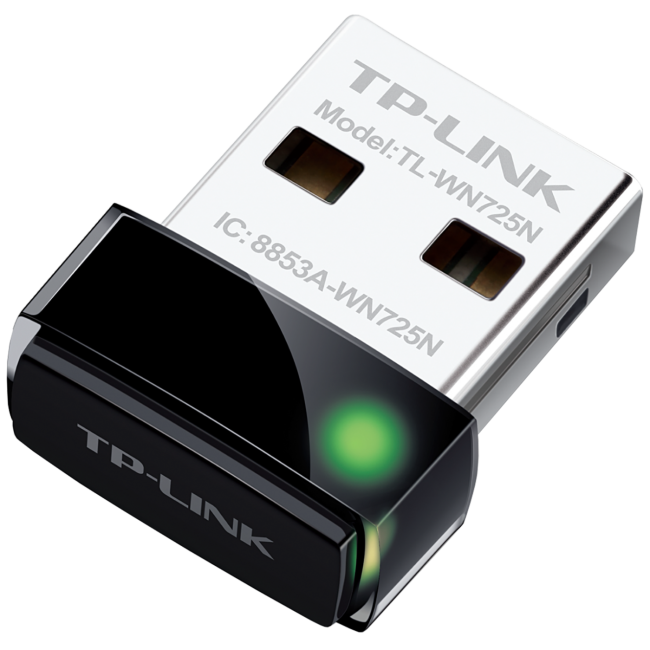 TP-LINK Wi-Fi mrežna kartica, USB, 2.4 GHz, 150 Mbps, nano - TL-WN725N - Image 3