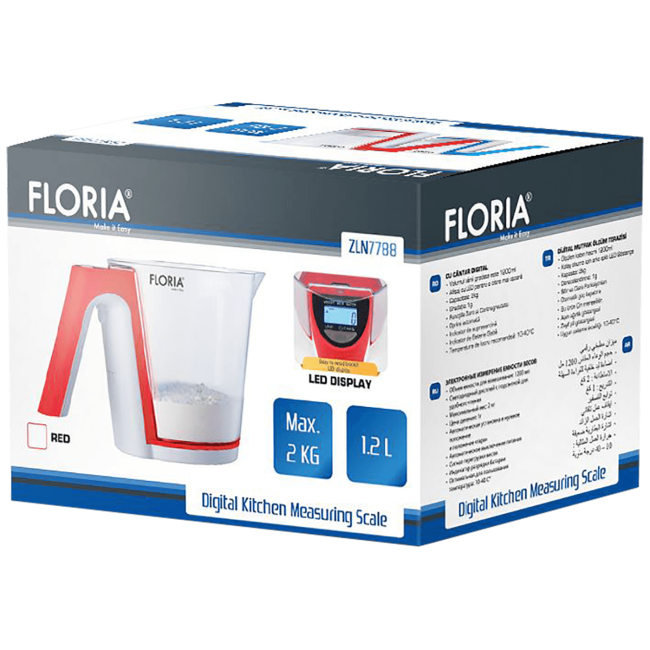 Floria Vaga kuhinjska sa posudom, do 2 kg., plava - ZLN7788/BL - Image 2