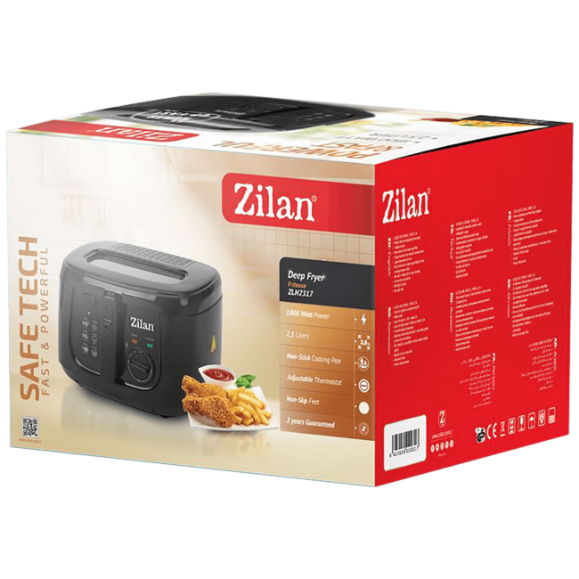 Zilan Friteza, kapacitet 2.5 l, 1800 W, crna - ZLN2317 - Image 2