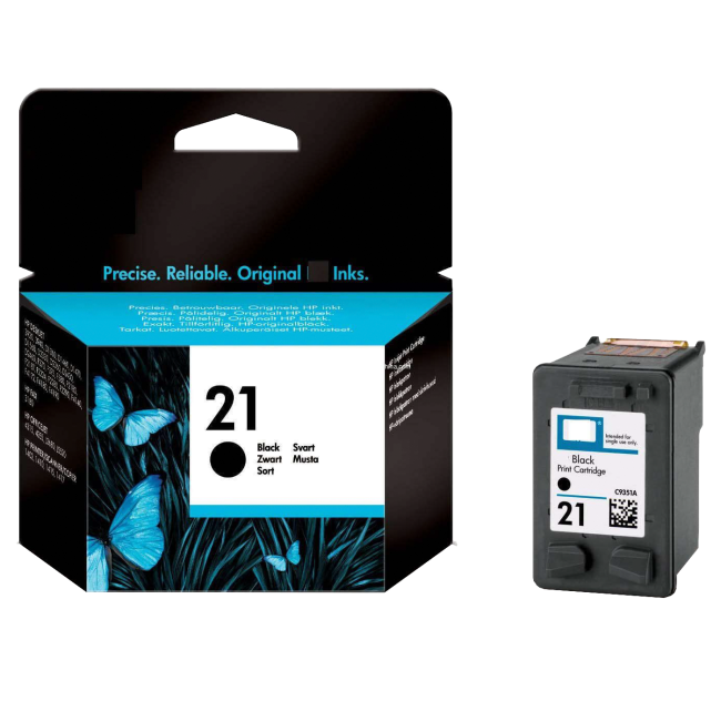 HP Tinta 21 (C9351AE), crna , 9ml, 195 stranica