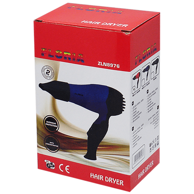 Floria Fen za kosu, 850 W, crna - ZLN8976 - Image 2