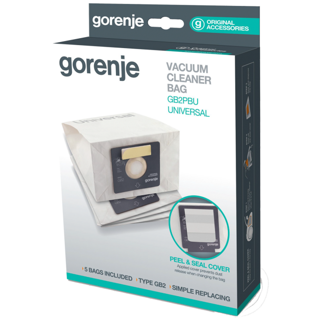 Gorenje Vrećice za usisavač, 5 kom - GB2PBU - Image 2