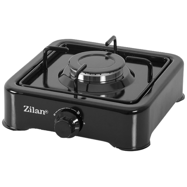 Zilan Plinski rešo sa 1 plamenikom, 1600 W, crna - ZLN0018/BK